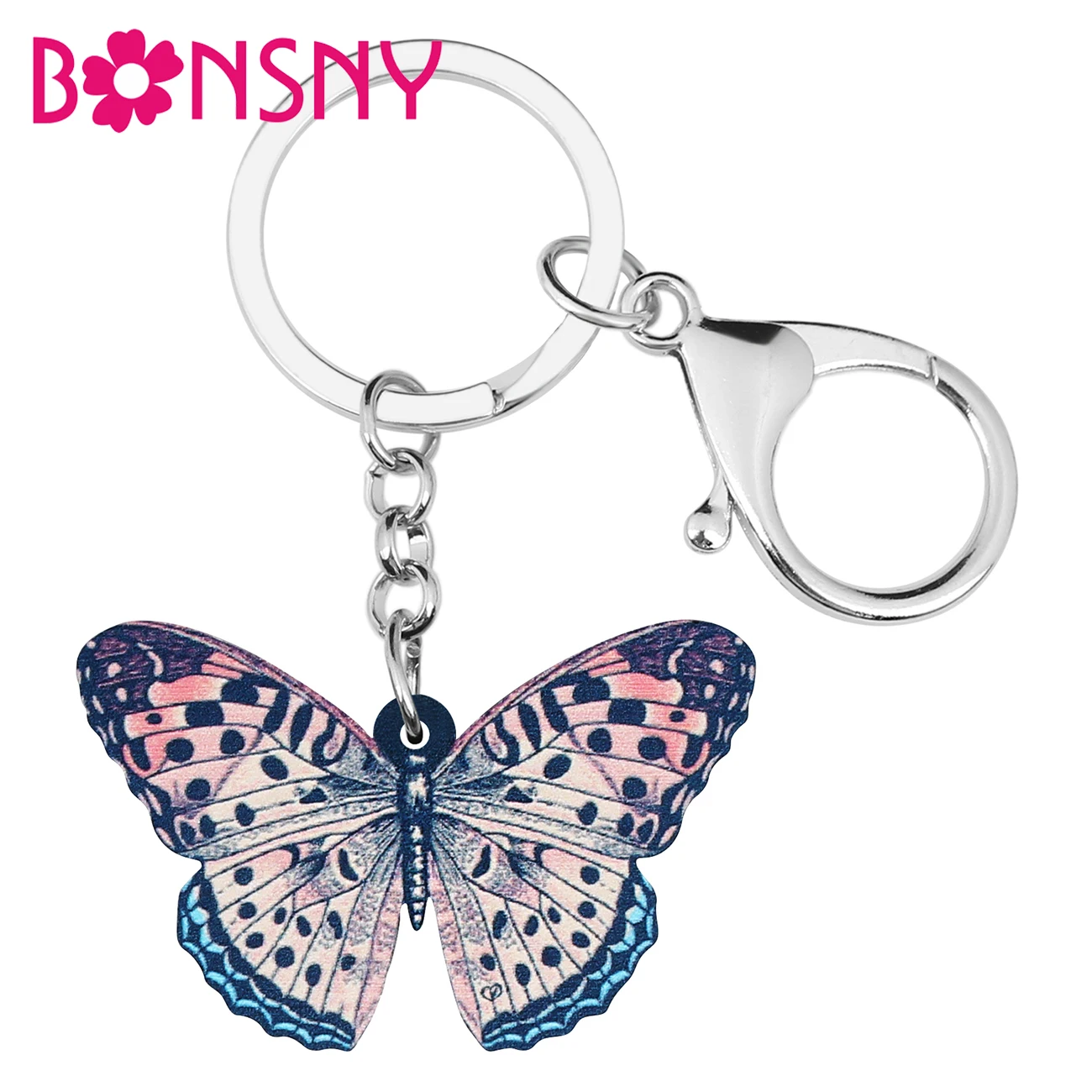 ARWA акриловые пятна Ванесса кисти-footed брелоки в виде бабочки насекомые с