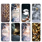 Чехол для Xiaomi Redmi 7A, 8, 8A, 9, 9A, Redmi Note 8T, Note 8 Pro, T, Note 9, 9S, 9 Pro, с изображением пейзажа, зимнего света, снега, черный ТПУ