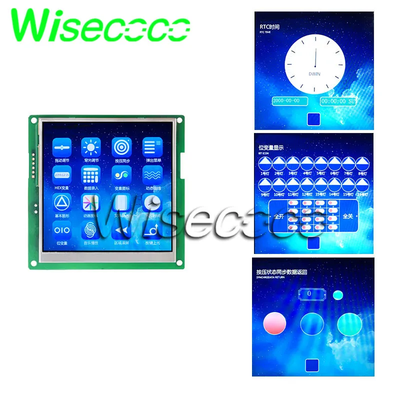 - wisecoco  4, 1     720*720, IPS- T5L ASIC HMI    incell