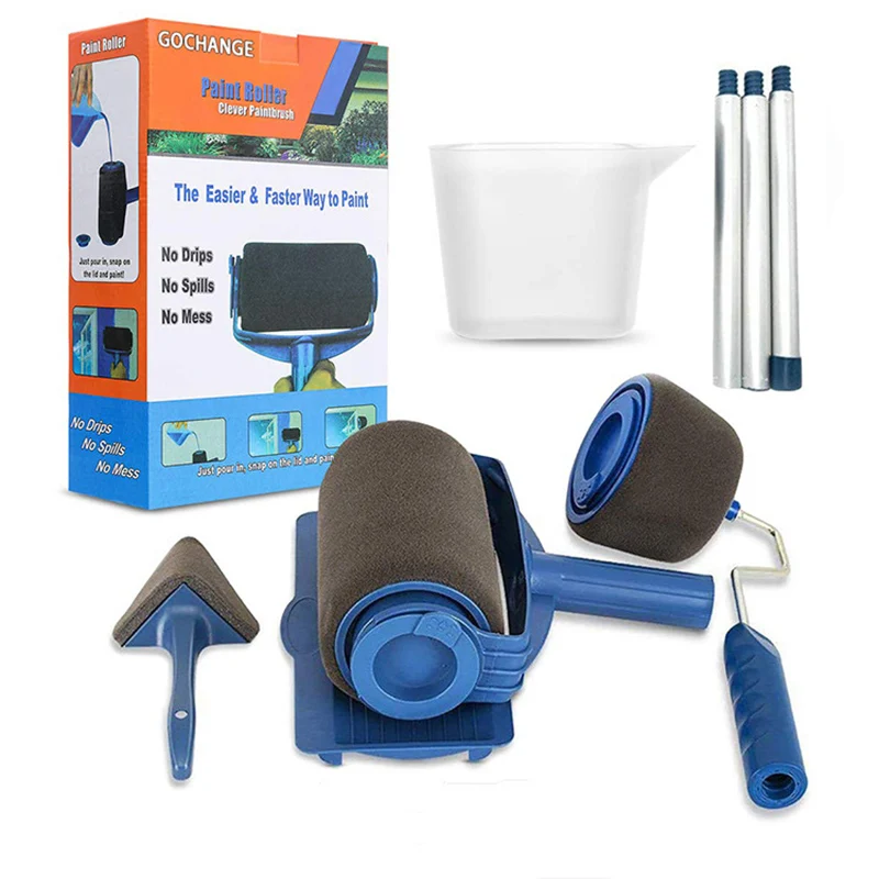 

Wall Decorate Painting Roller Brush Set Paint Runner Pro Brush Kit Multifunctional House Paint Rollers Runner Pro Tools Set