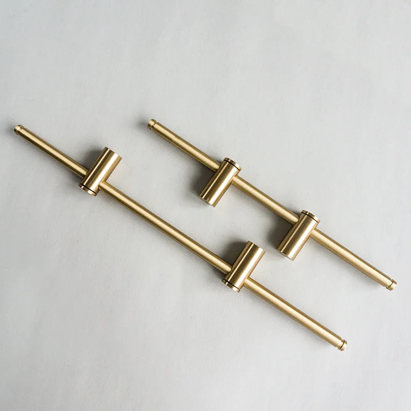 long brass furniture handles kitchen cupboard cabinet pulls wardrobe drawer door knob gold free global shipping