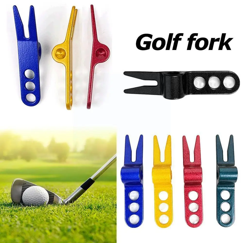 

1pcs Aluminum Alloy Golf Accessories Putting Green Fork Fork Tools Tool Course Golf Pitch Accessories Golf Outdoor Golf G9b5
