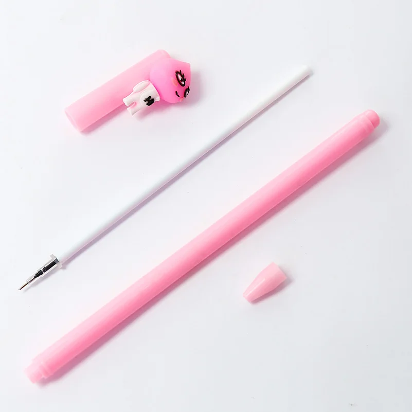 12 шт. корейский аниме персик гелевая ручка Kawaii мультфильм Стационарный магазин