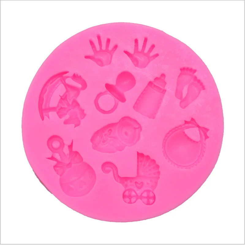 Baby Shower вечерние Коляска ручной бутылки троянским конем принт на Форма 3D