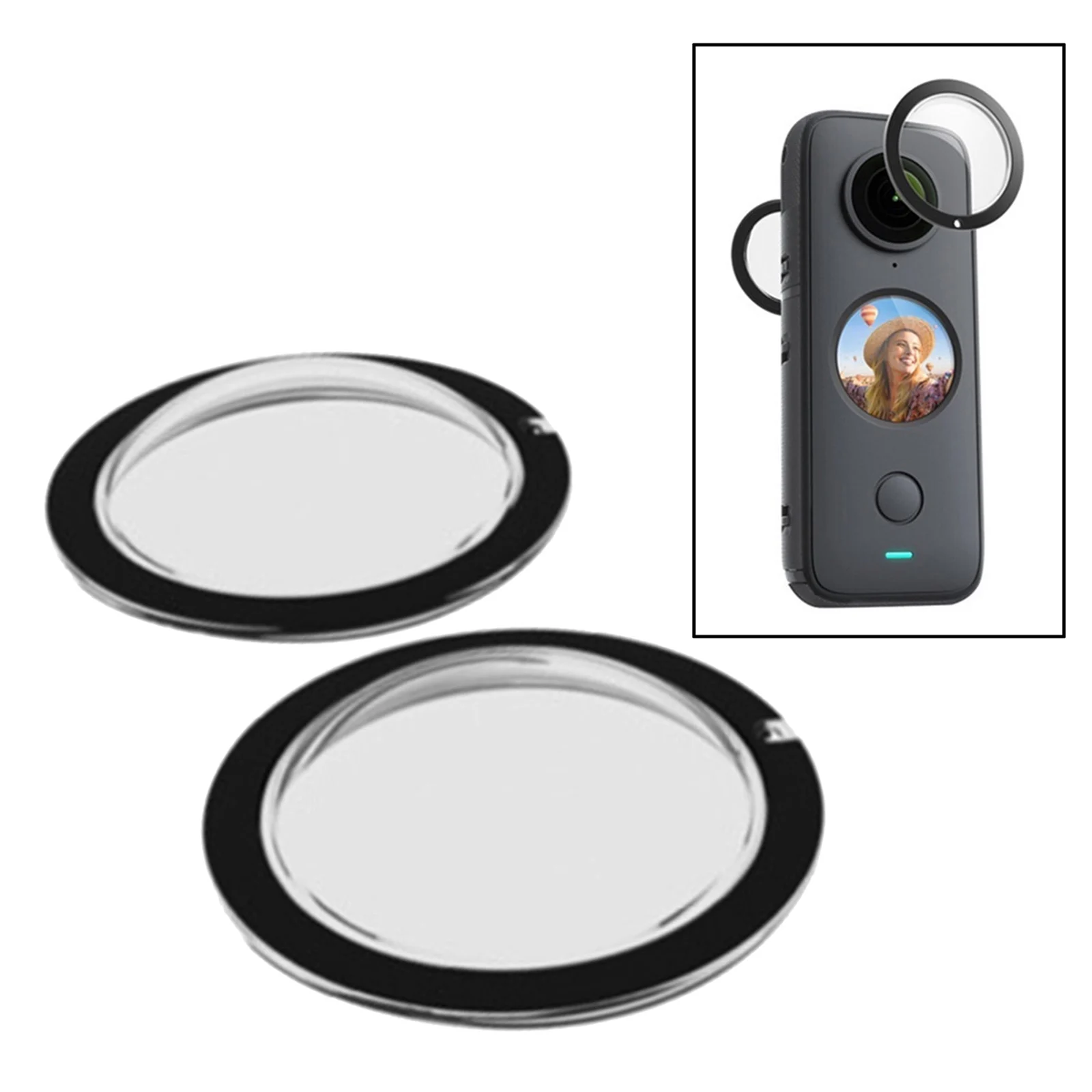 

2 упаковки защитных крышек объектива инструмент для Insta360 ONE X2 аксессуары