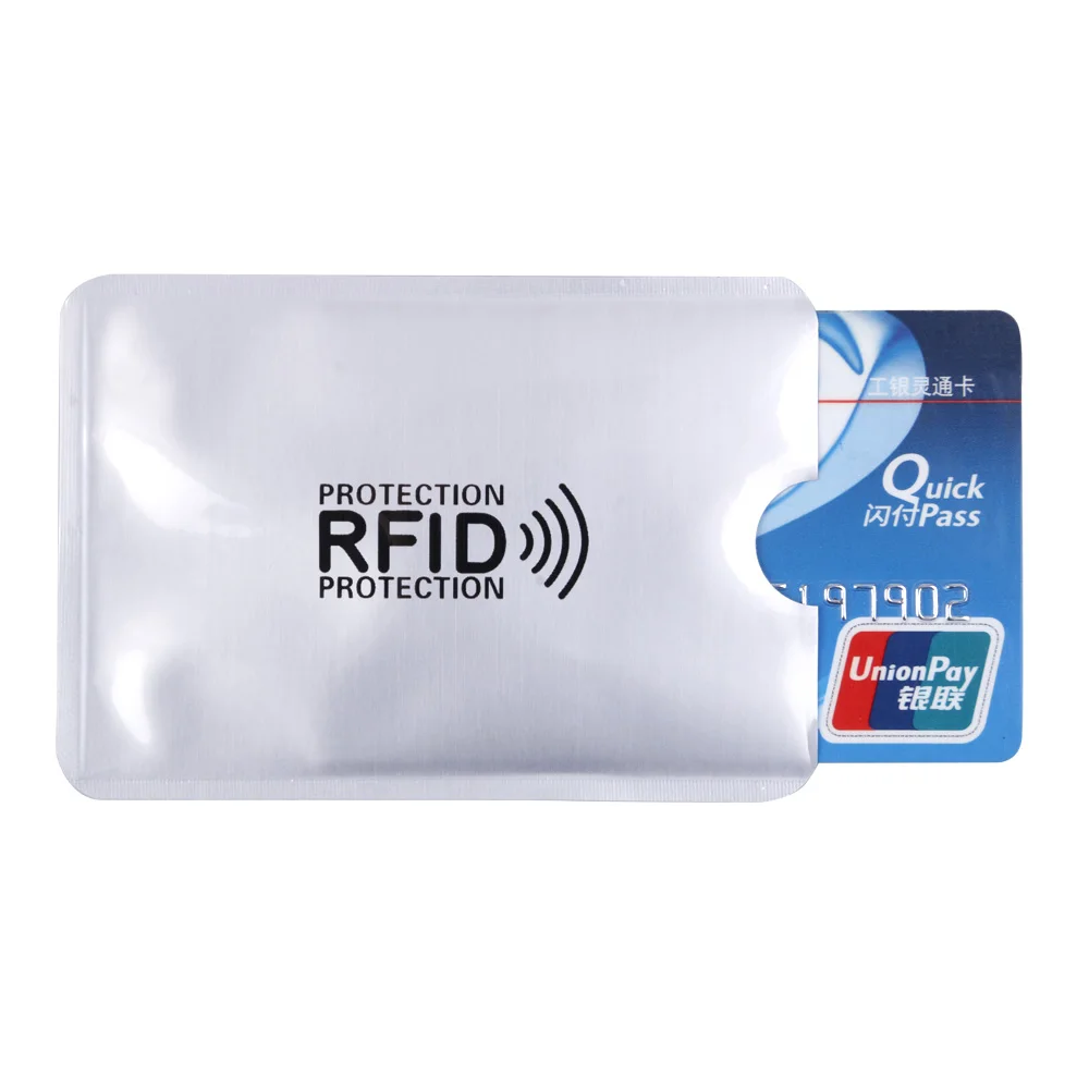 Белый 10 шт. RFID экранированный рукав карта блокировка 13,56 МГц IC карта защиты NFC карта безопасности Предотвращение неавторизованного сканирования - Цвет: Белый