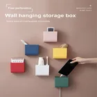 Настенный ящик для хранения пульта дистанционного Управление органайзер для хранения чехол для кондиционера воздуха ТВ мобильный телефон Разъем Держатель Стойки