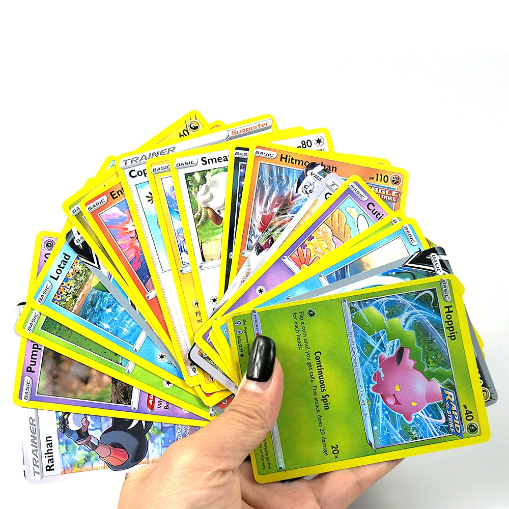Новые карты 42 шт./компл. Покемон железная металлическая коробка TAKARA TOMY игрушки в