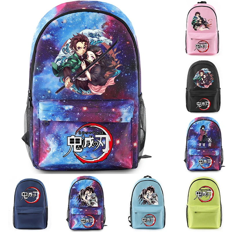 

Anime Comic Demon Slayer Kimetsu no Yaiba Backpack Bags School Backpack Shoulders package Satchel student backpacks Casual bags