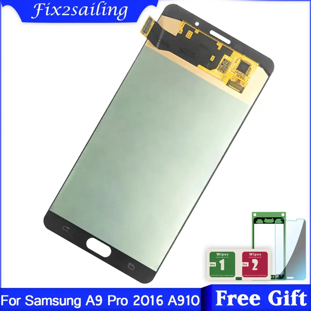 6 0 дюймов SUPER AMOLED для SAMSUNG GALAXY A9 Pro A910 A9100 ЖК дисплей сенсорный экран дигитайзер