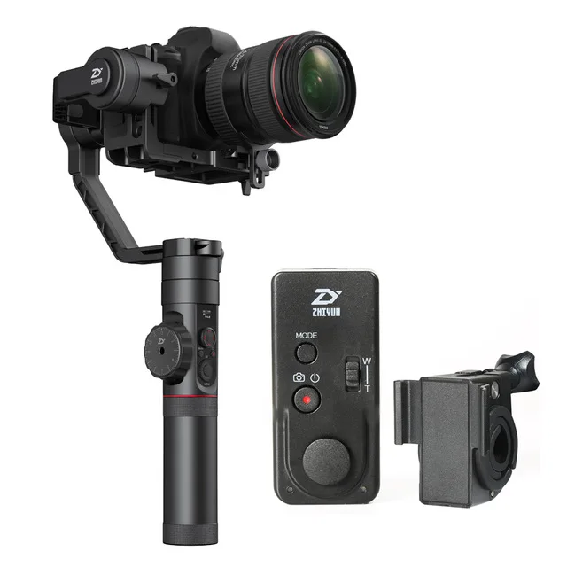 Crane 2-Remote ZWB02 ZHIYUN Crane 2 камера Gimbal с сервоприводом непрерывного фокуса 3,2 кг Полезная нагрузка для беззеркальная камера DSLR SONY Canon Panasonic стабилизатор - Цвет: Crane 2-Remote ZWB02