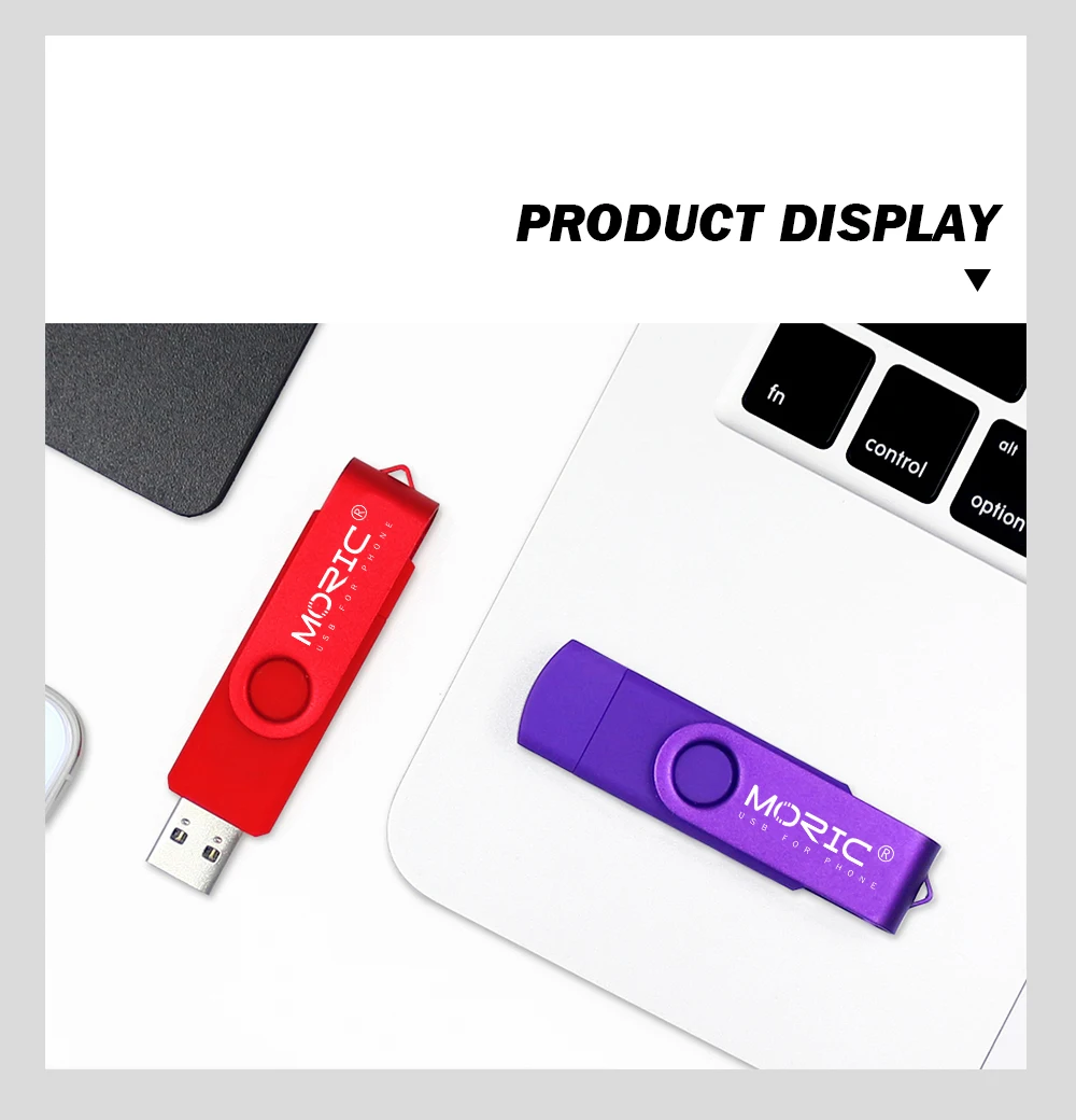 Флэш накопитель USB OTG вращающийся на 360 ° 64 ГБ 2 0 флеш для смартфона 4 8 16 32 128 микро usb