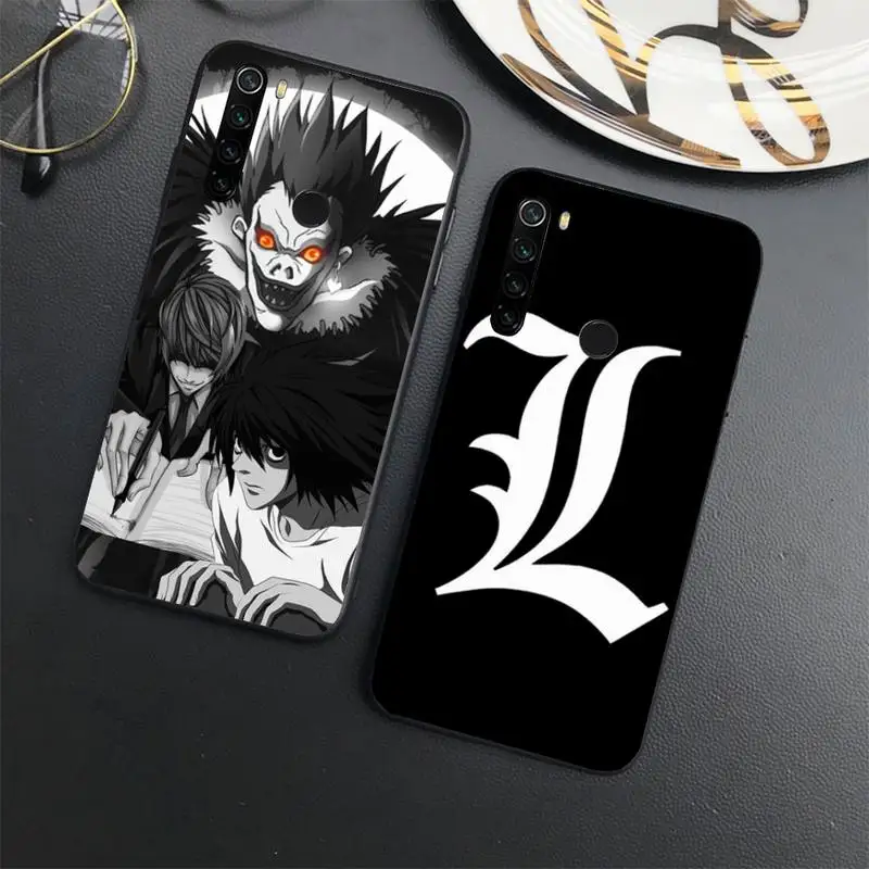 

Death Note japan anime Phone Case For Xiaomi Redmi note 7 8 9 t max3 s 10 pro lite coque shell cover funda