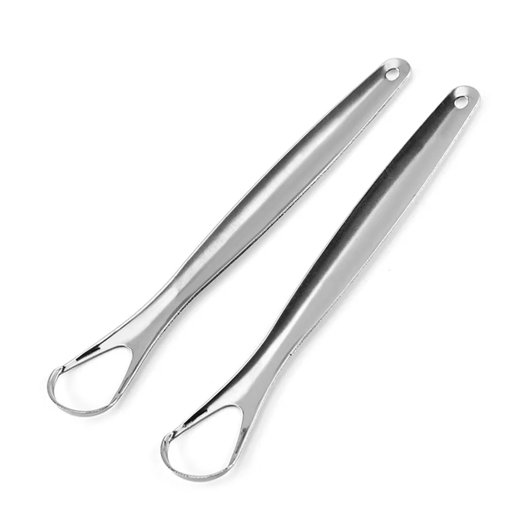 Многоразовый скребок для языка из нержавеющей стали уход за полостью рта