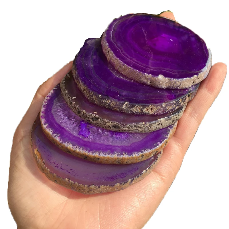 Фиолетовый кристалл флуоресцентный фрагмент минерал | Дом и сад