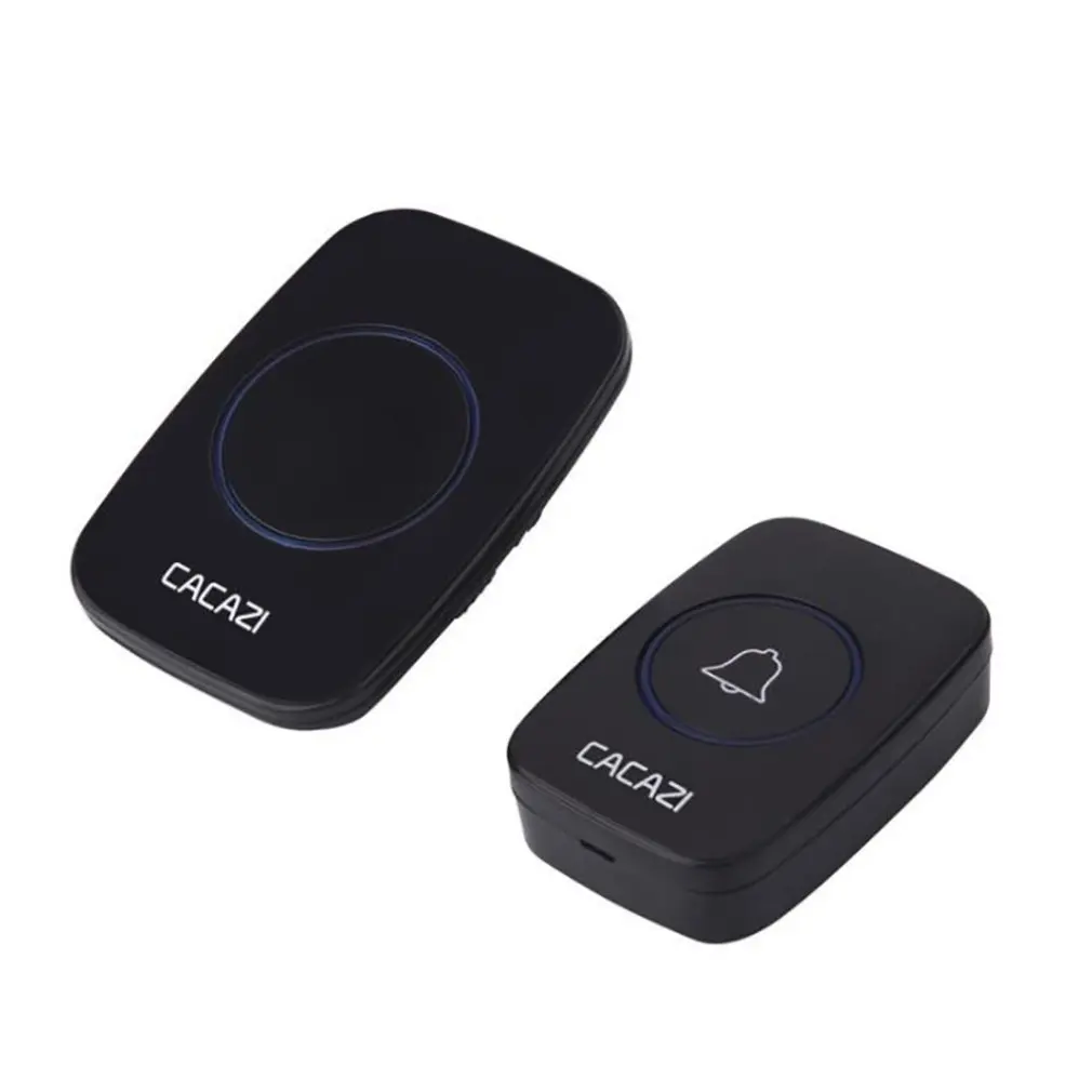 A10 черный беспроводной дверной звонок удаленный домашний противокражная