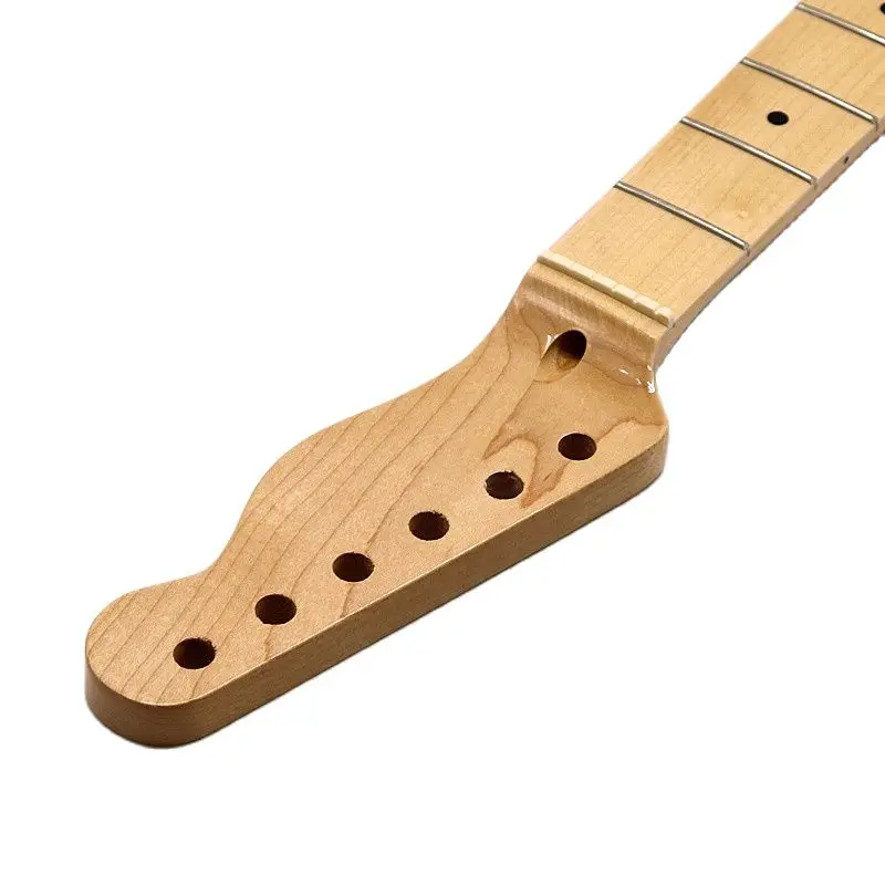 hochglanz elektrische gitarre neck tele neck natürliche farbe tl gitarre neck kanada ahorn holz tl hals für elektrische gitarre free global