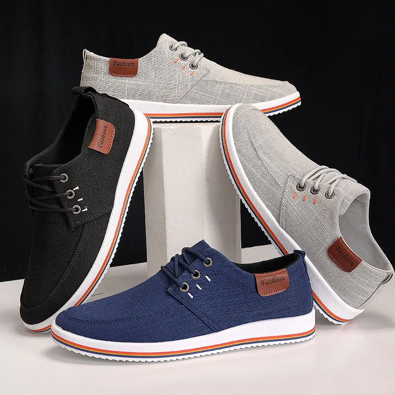 Men Tennis Shoes High Quality Canvas Non-slip Gym Zapatillas De Deporte Fitness Stability Sneakers Athletic Trainers Footwear