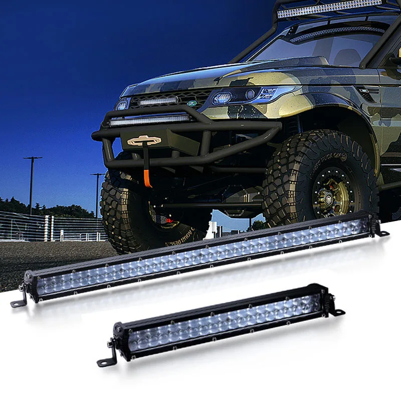 Светодиодсветильник планка 10 дюймов 20 ультратонкая светодиодная 5D аксессуары 4x4