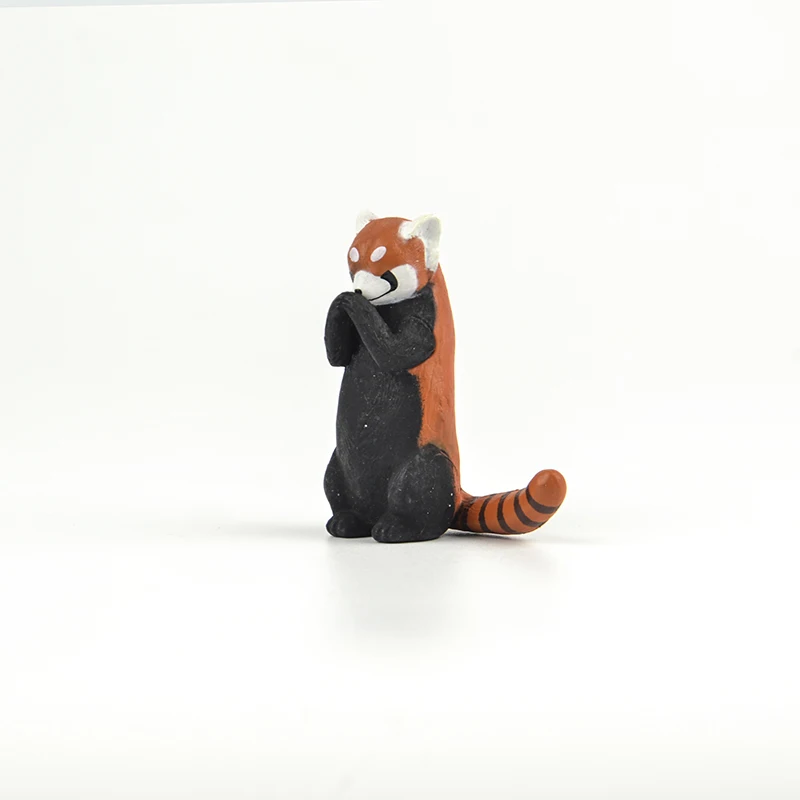 red panda Японский капсула игрушка забавные животные вырезать Косплей shiba «Лисья Секретная служба»(Inu японский миткаль Кот выдра пингвина белого кита гассе для молитвы Gashapon фигурка - Цвет: red panda