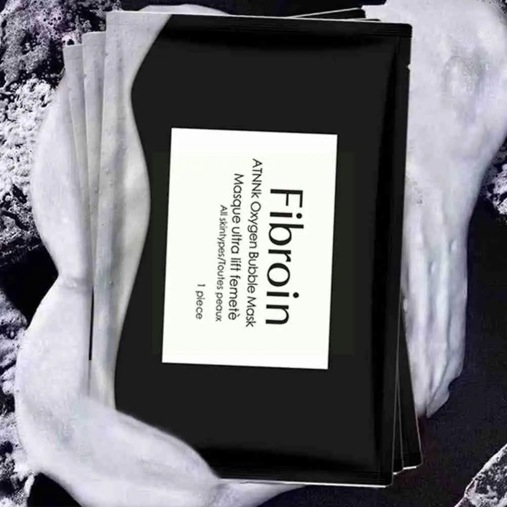 

Бамбуковый уголь кислородная пузырьковая маска для лица Глубокая очистка пор увлажняющие патчи маска для ухода за кожей Отбеливание 1 шт. ...