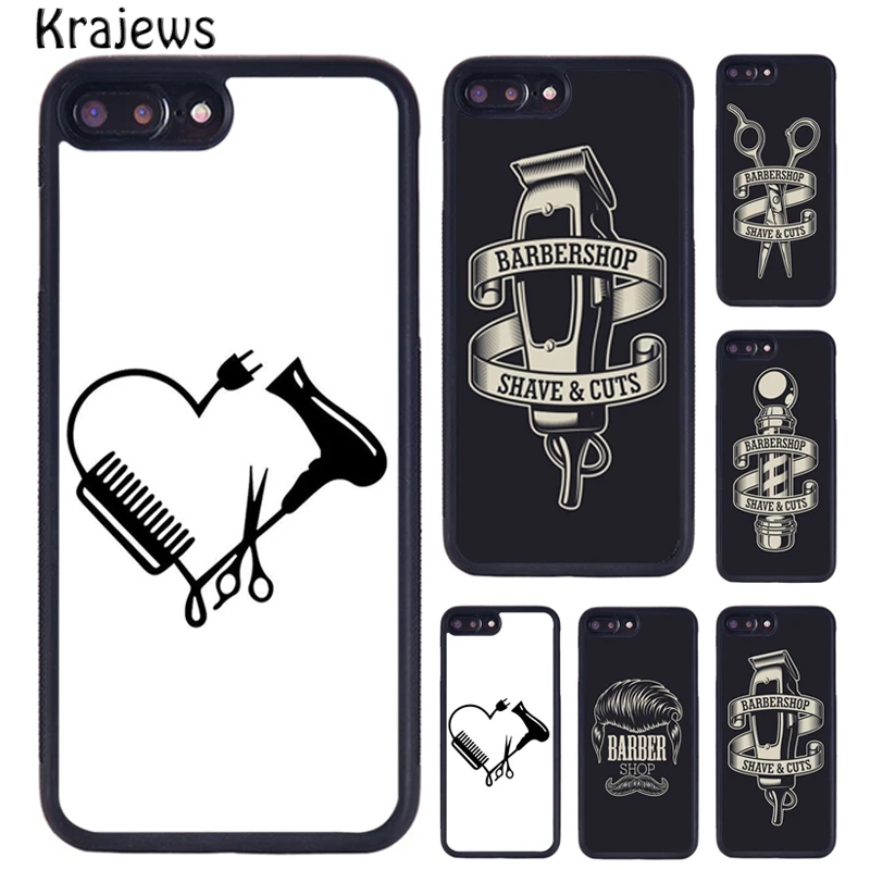 Мягкий чехол для телефона с парикмахерской iPhone 5 6S 7 8 Plus 11 12 Pro X XR XS Max Samsung Galaxy S7 S8 S9