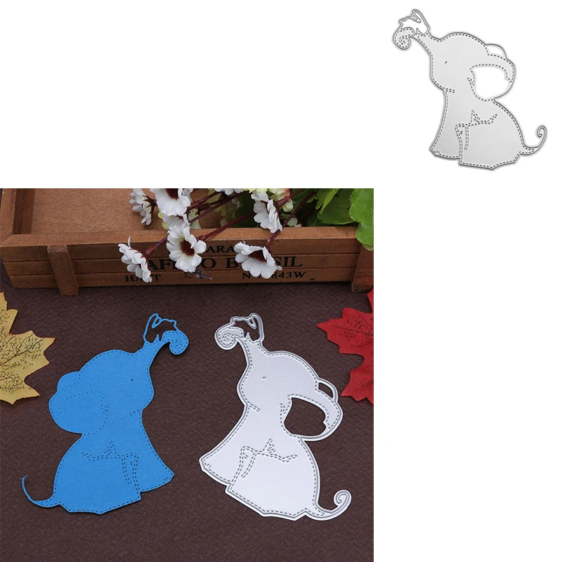 

metal cutting dies mold die cut elephant diy Scrapbook paper craft knife mould blade punch stencils dies 2021 new