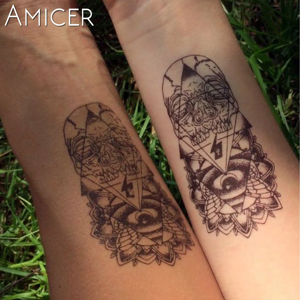 Waterproof Temporary Tattoo Sticker eye of God totem tattoo body art Water Transfer fake flash tattoos for girl women men | Красота и