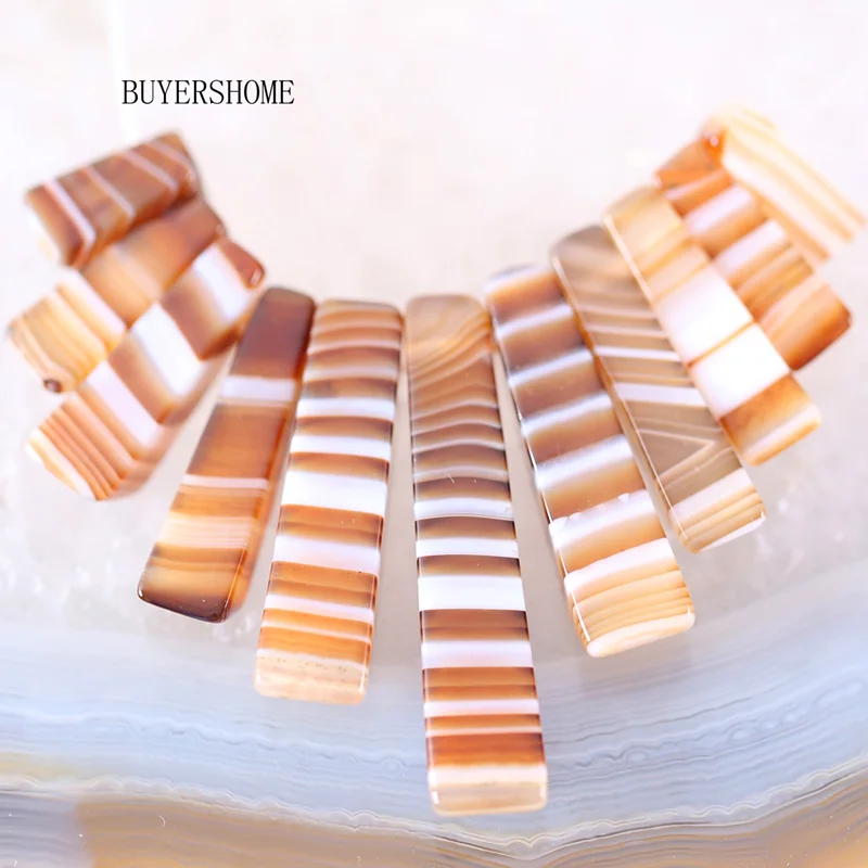Brown Veins Agate Ювелирные изделия из натурального камня Зебра Родонит Кристалл песчаник бразильский Азурит Зебра оникс Малахитовый кулон бусины 11 шт. в комплекте - Окраска металла: Brown Veins Agate