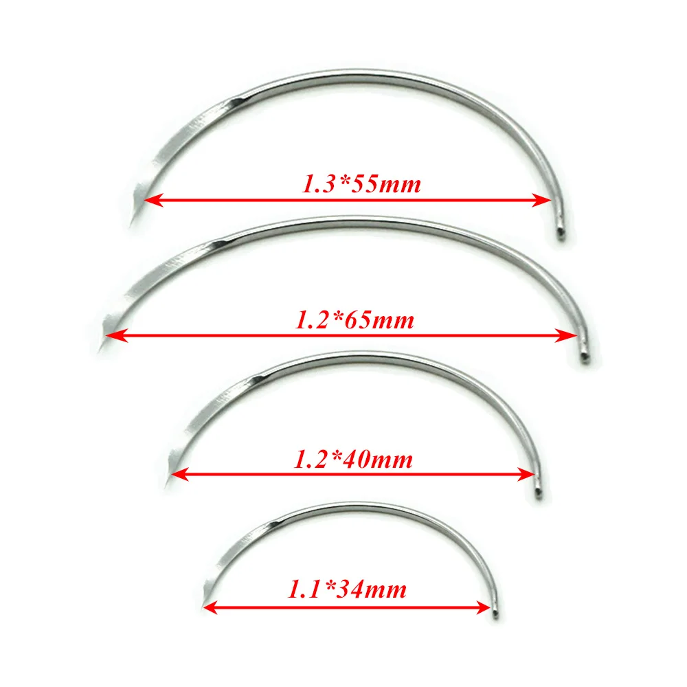 

Veterinary Use 10 Suture Needles, Triangle Needles, C-Shaped Curved Needles, Special-Shaped Needles, Curved Steel Needles, Sutur