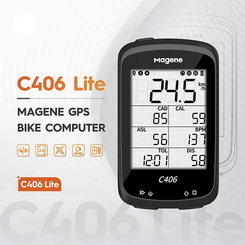 

Bicycle Computer Wireless GPS Speedometer Odometer 2.5 Inch Synchronous Magne Cadence Sensor Waterproof Cycling Bike Stopwatch