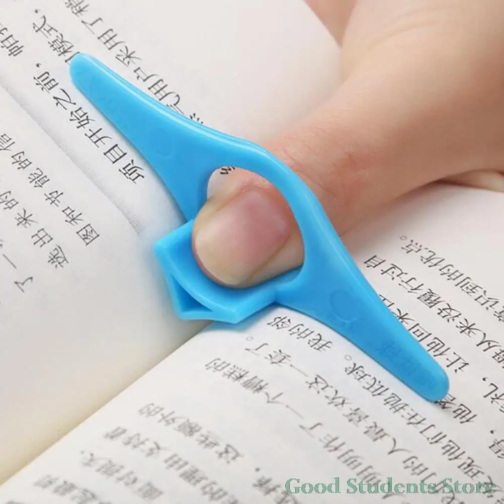 

1PC 7.5cm Plastic Thumb Book Support Multifunctional Book Holder Bookmark Finger Ring Book Markers For Books Reading Stationery