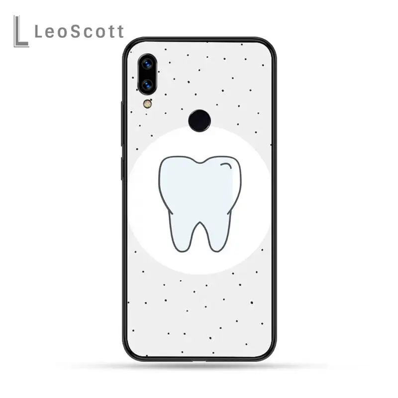 

Cute Wisdom Teeth Tooth Phone Cases For Xiaomi Redmi Note 4 4x 5 6 7 8 pro S2 PLUS 6A PRO