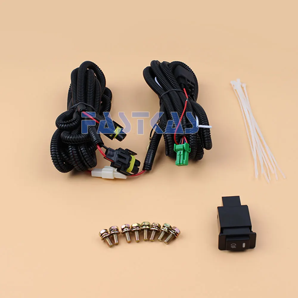 12v 55W Противотуманные фары Дневные Фары противотуманные лампы в сборе для