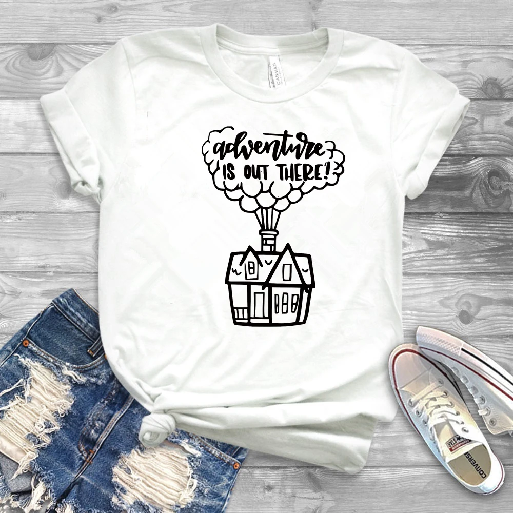 2019 футболка по киномотивам Adventure is Out Shirt футболки Carl and Ellie Up блузка из