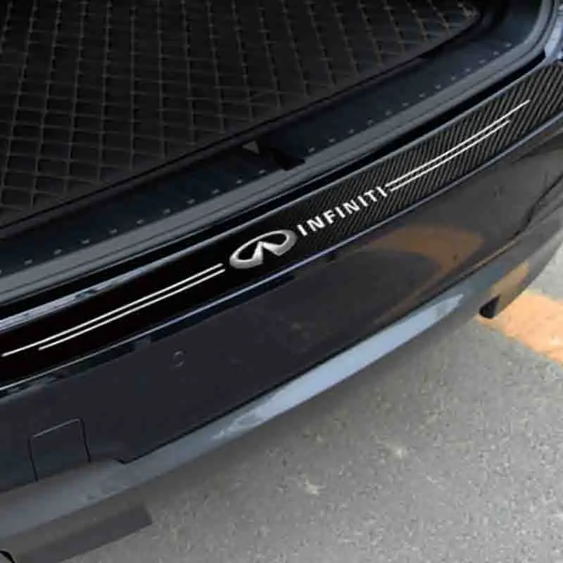 

4pcs Car door threshold trunk Carbon Fiber Sticker for Saab 93 aero vector sport hatch radio pantalla android 95 900 Car Styling