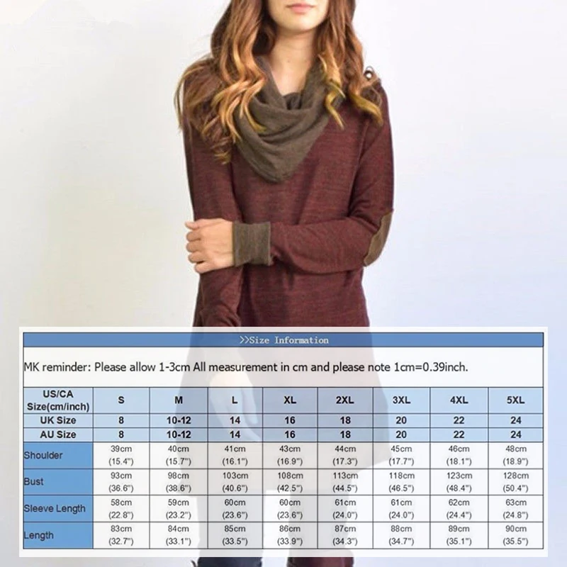 Женские повседневные топы с длинными рукавами воротником-хомутом двухцветные