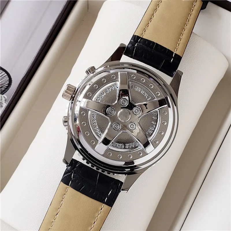 

2021 Men Automatic Self Wind Mechanical bentley watches Stainless Steel Black Brown Blue Leather Sstrap watch