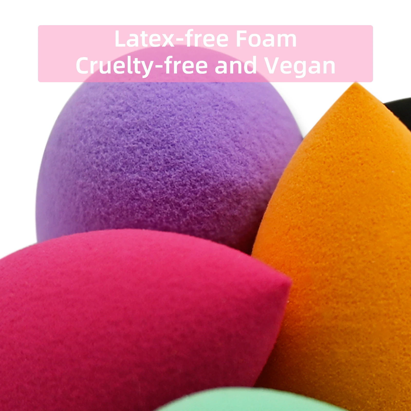 

Dolovemk Mini Makeup Sponge Blender 6 Pcs - Latex-Free Beauty Sponge Blender Set,Applicator Sponges for Eye Makeup,Cheap Smooth