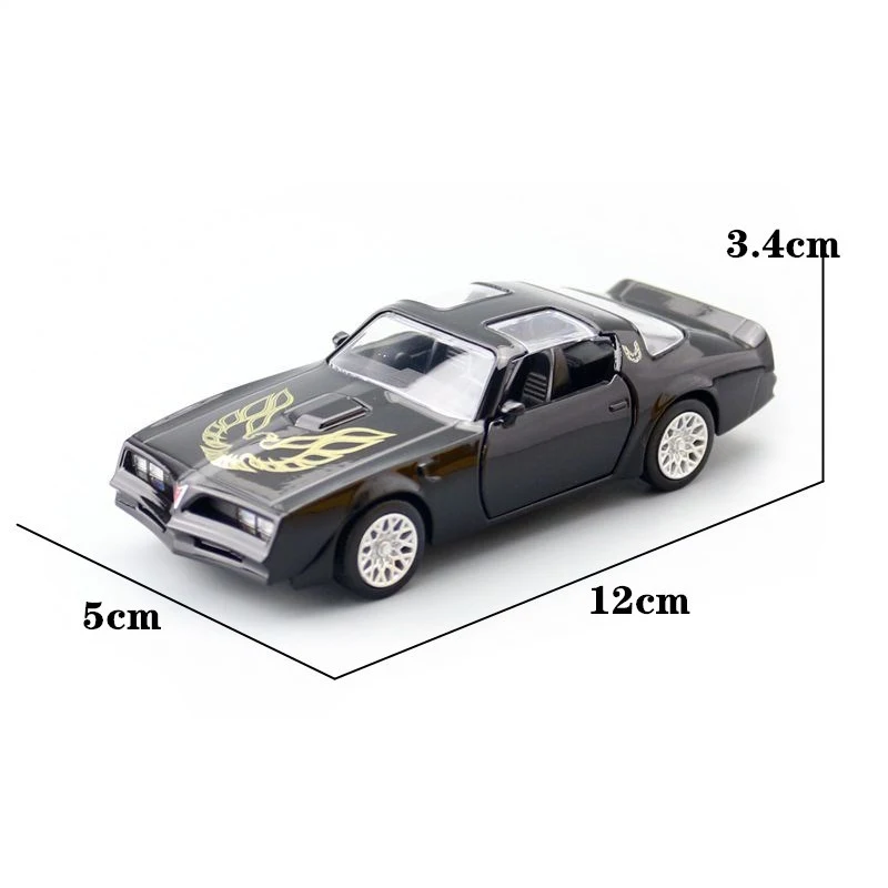 Модель автомобиля в масштабе 1/36 Классическая винтажная модель 1978 Pontiac Firebird