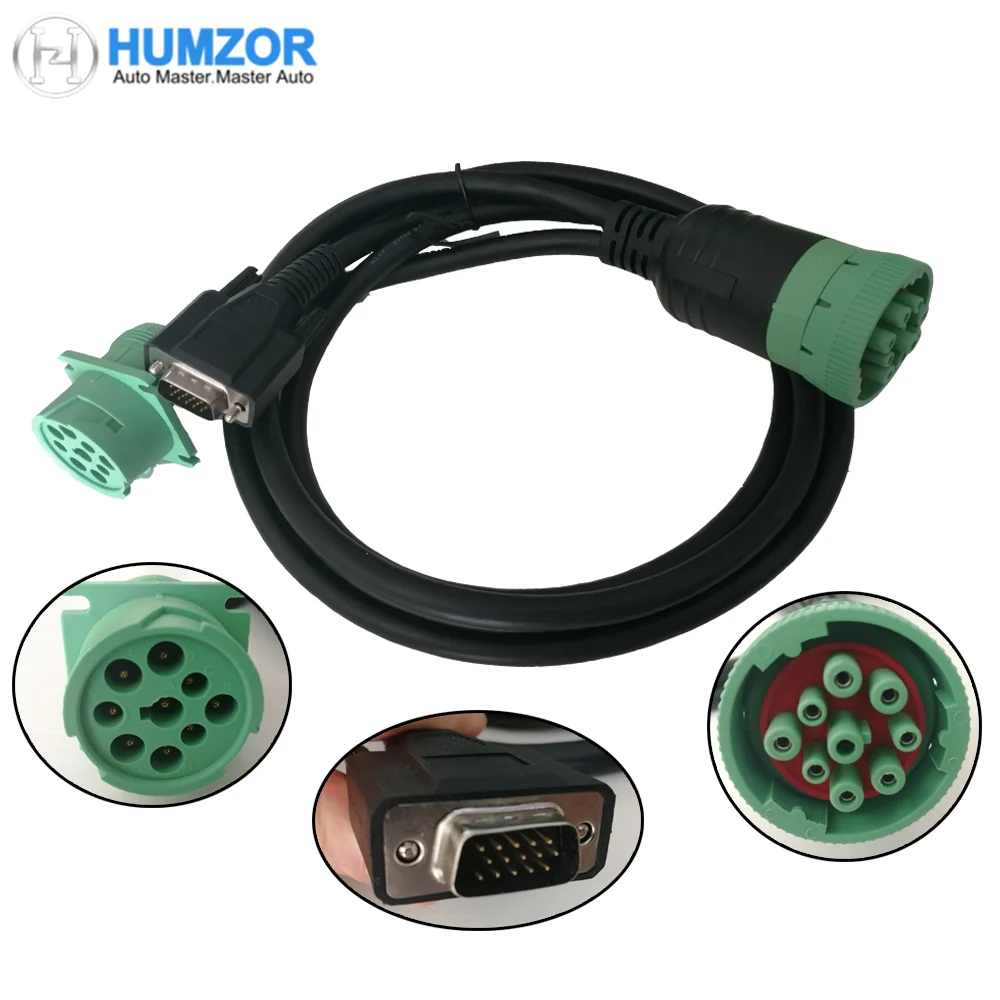 Кабель удлинитель OBD2 адаптер разветвитель интерфейса OBD II J1939 9pin к Y образный