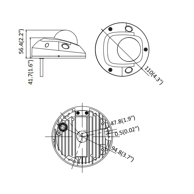 HIKVISION международная версия DS 2CD2543G0 IS 4 МП мини купольная ip камера Поддержка PoE