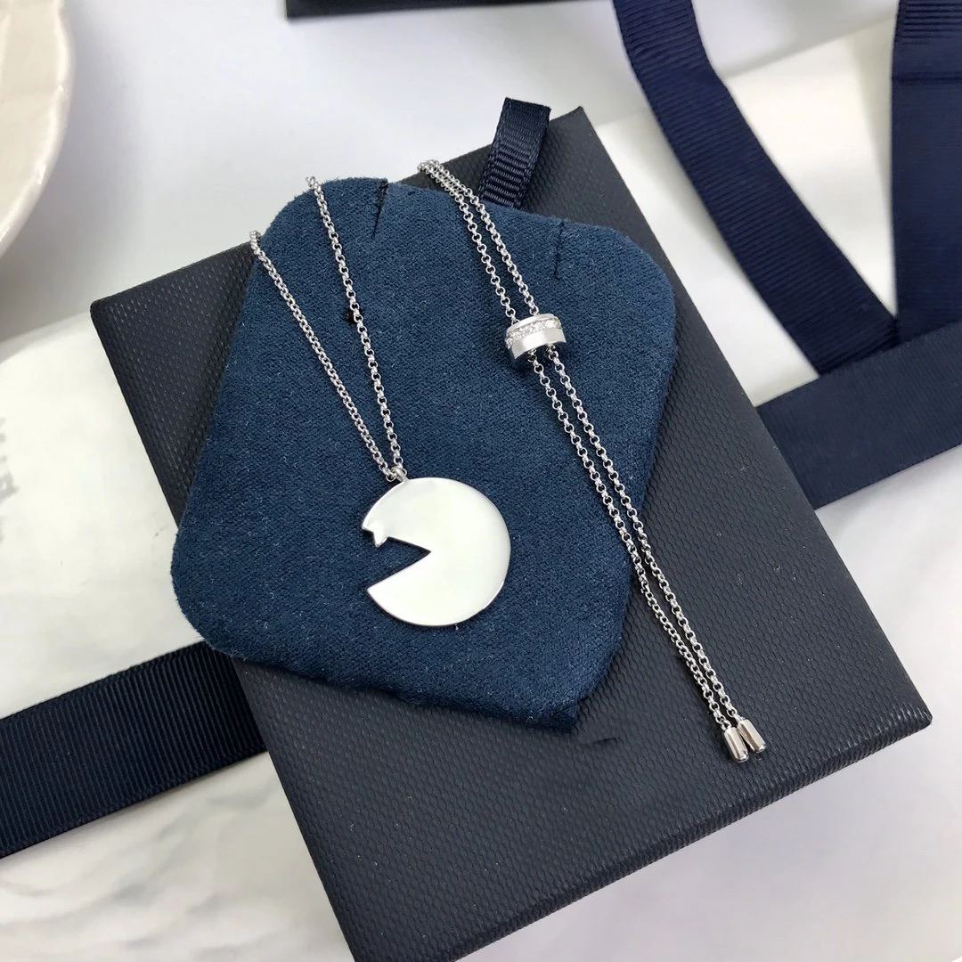Fashion Charm Sterling Silver Original 1:1 Copy Adjustable Pacman Necklace Women Jewelry Gift With Logo | Украшения и аксессуары