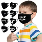 Кабельный тестер кабеля 8 шт. маска для лица для детей с принтом; Черная хлопковая Череп для костюмированной вечеринки с защитой от пыли маски детский многоразовый Mascarillas Ninos