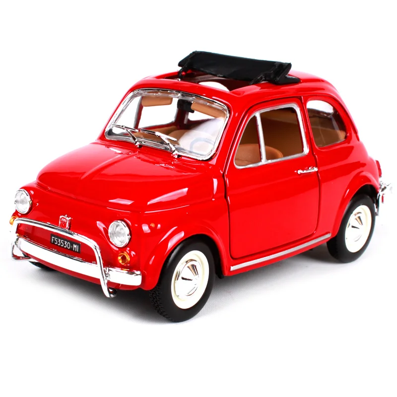 BBURAGO Автомобили 1 /21 Fiat 500F 500L Коллекция версия модели автомобиля игрушка в