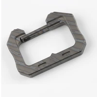 titanium alloy carabiner edc pocket tools with glass breaker multi keychain tools bit outdoor portable tools