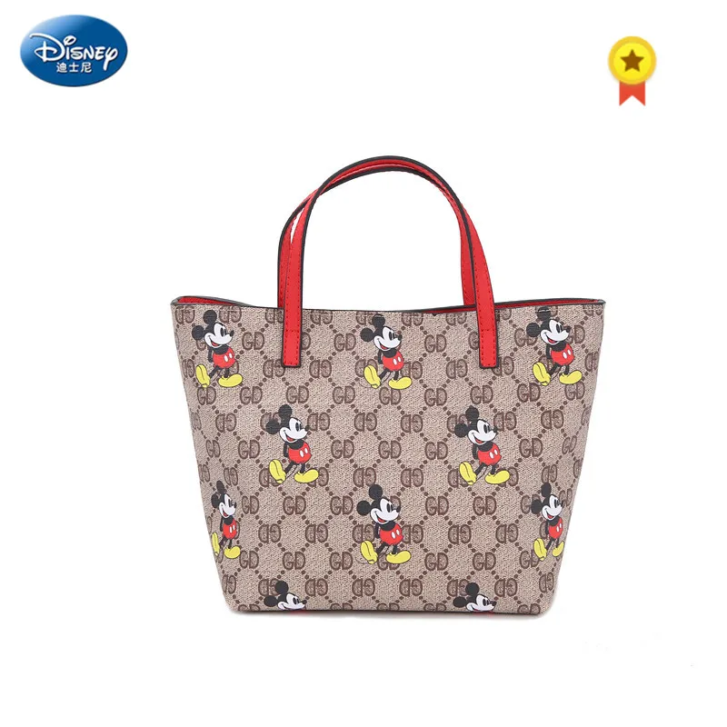 Сумка Disney для девочек с мультяшным Микки и Минни Маус Дамская наплечная