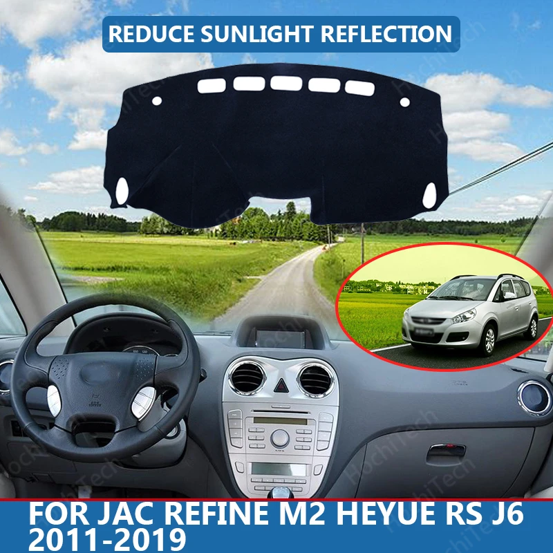 

Right Hand Drive High Polyester Fiber Anti-UV Car Dashboard Cover Mat for JAC Refine M2 Heyue RS J6 2011-2019 Cover