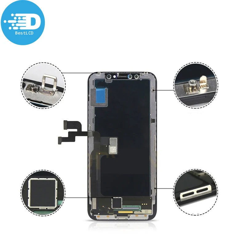 ЖК-экран GX HE AMOLED для iPhone X XS XSAMX 11 Promax ЖК-дисплей с сенсорным экраном запасные части