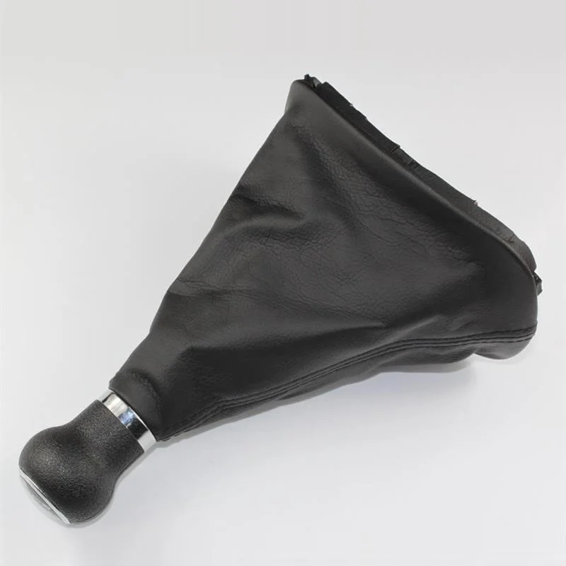 Фото Для VW Passat B5 b5.5 1997 1998 1999 2000 2001 2002 2003 2004 2005 автомобиль-Стайлинг 6 Скорость Шестерни ручка переключения с PU кожаные ботинки №3